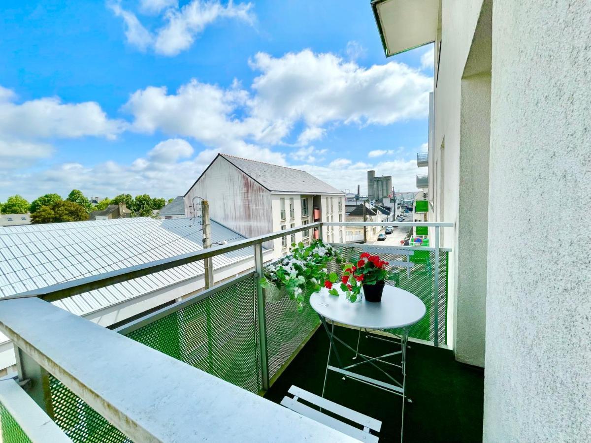 Saint Nazaire - White Lion - Centre Ville - Au Calme - Parking Privatif Aerien - Internet Haut Debit Fibre ภายนอก รูปภาพ