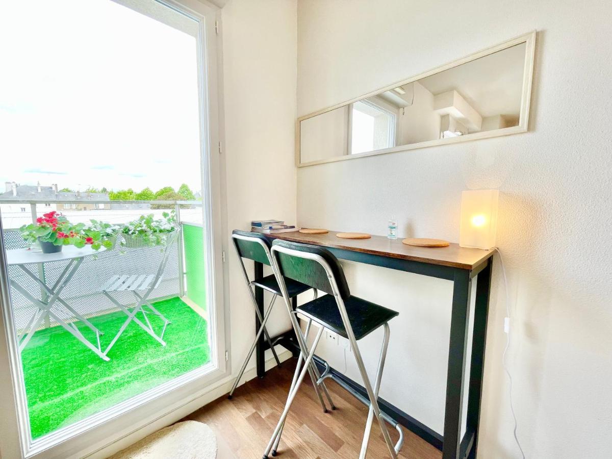 Saint Nazaire - White Lion - Centre Ville - Au Calme - Parking Privatif Aerien - Internet Haut Debit Fibre ภายนอก รูปภาพ
