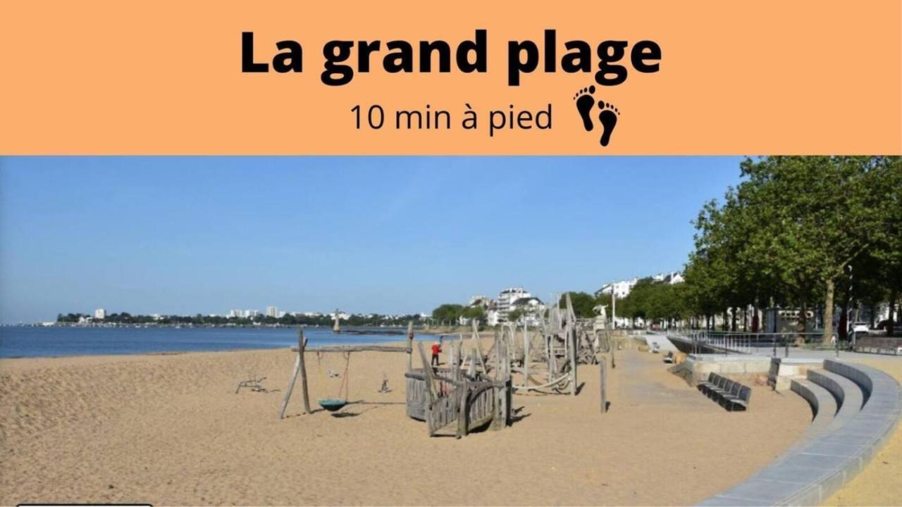 Saint Nazaire - White Lion - Centre Ville - Au Calme - Parking Privatif Aerien - Internet Haut Debit Fibre ภายนอก รูปภาพ